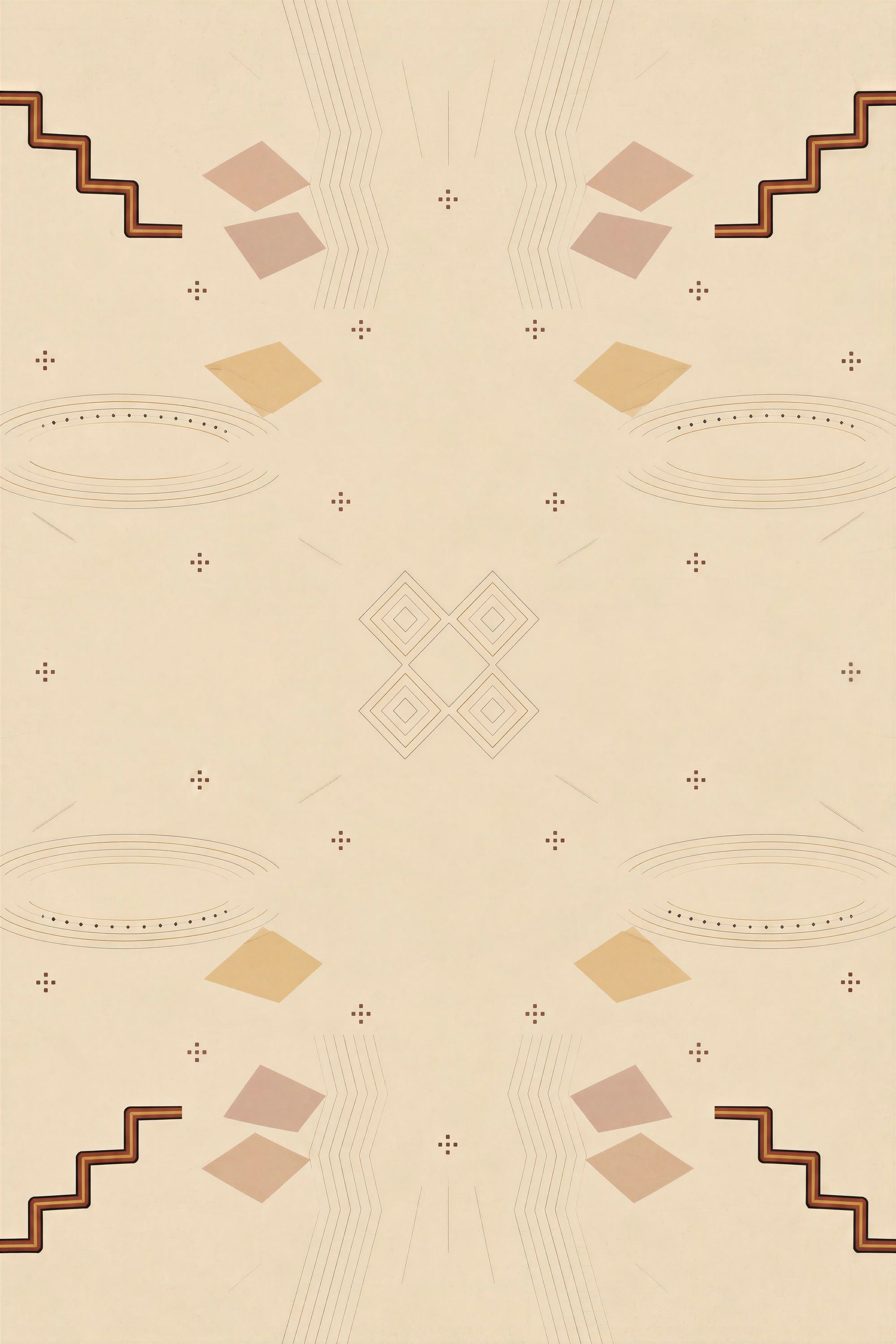 Ochre Horizon — Earthline — Digital Print