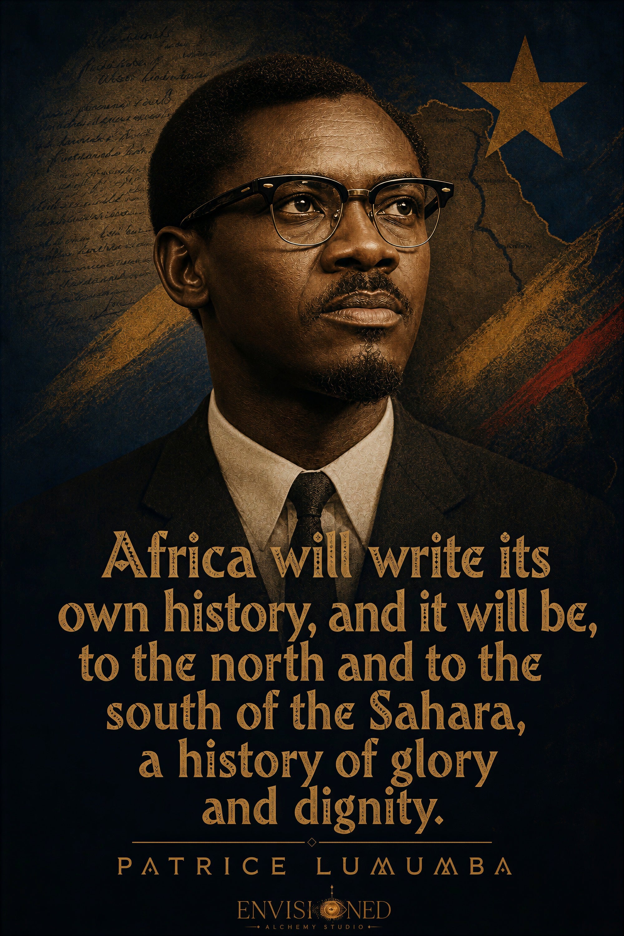 Patrice Lumumba — Legacy Speaks — Digital Print