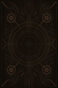 Solar Script — Midnight Atlas — Digital Print