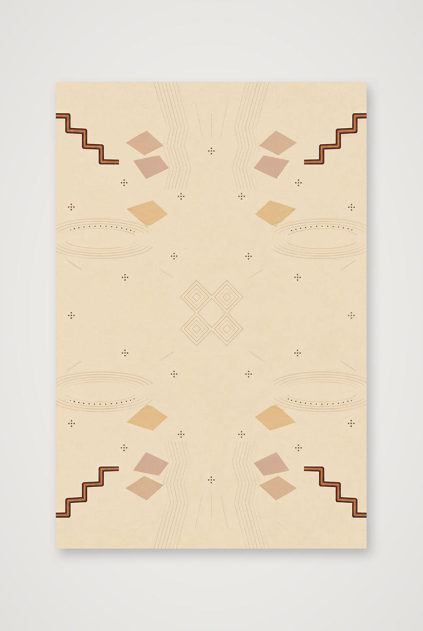 Ochre Horizon Earthline — 30×45cm, 12×18" Print only