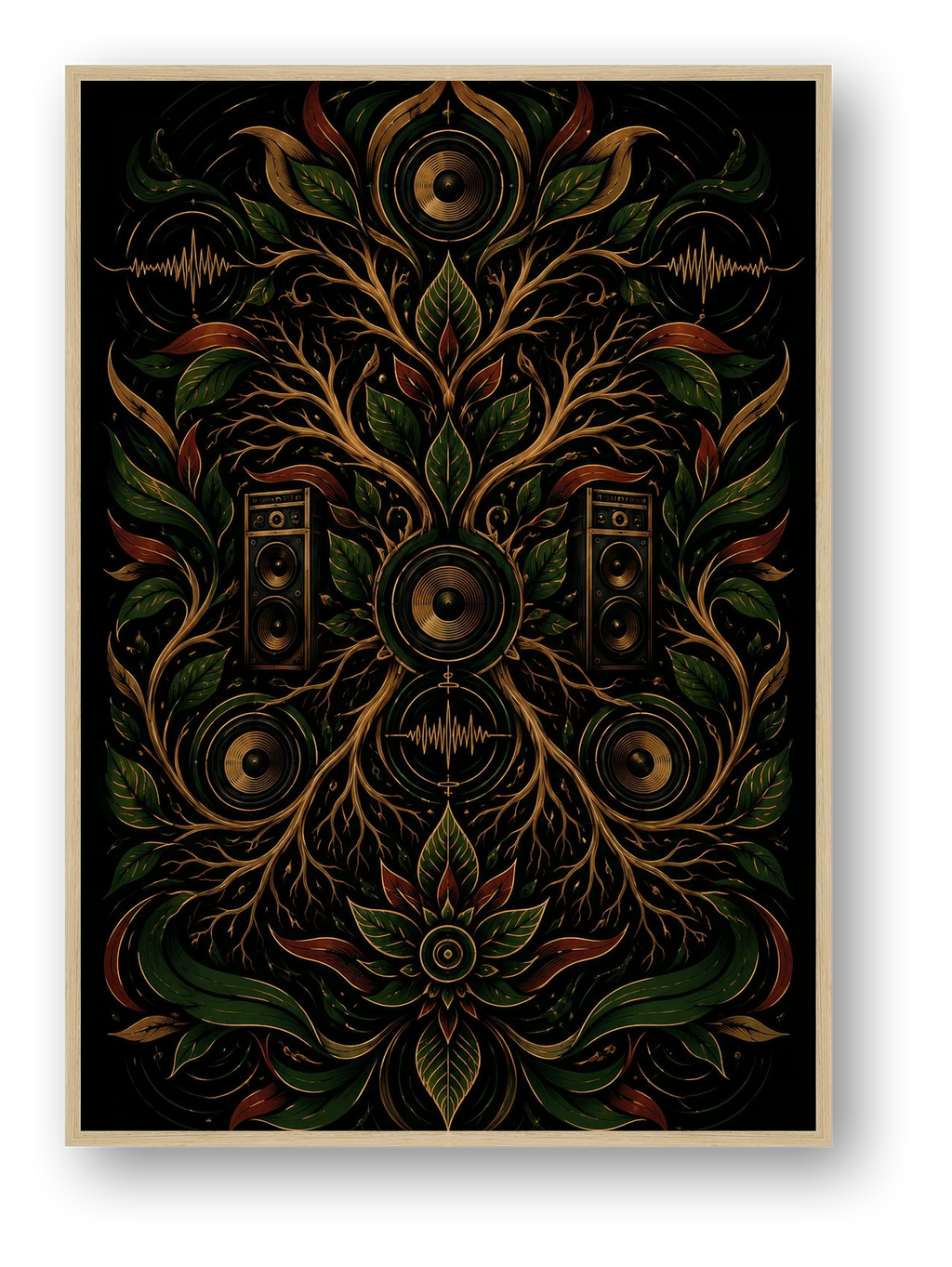 Roots Frequency Roots Livity — framed