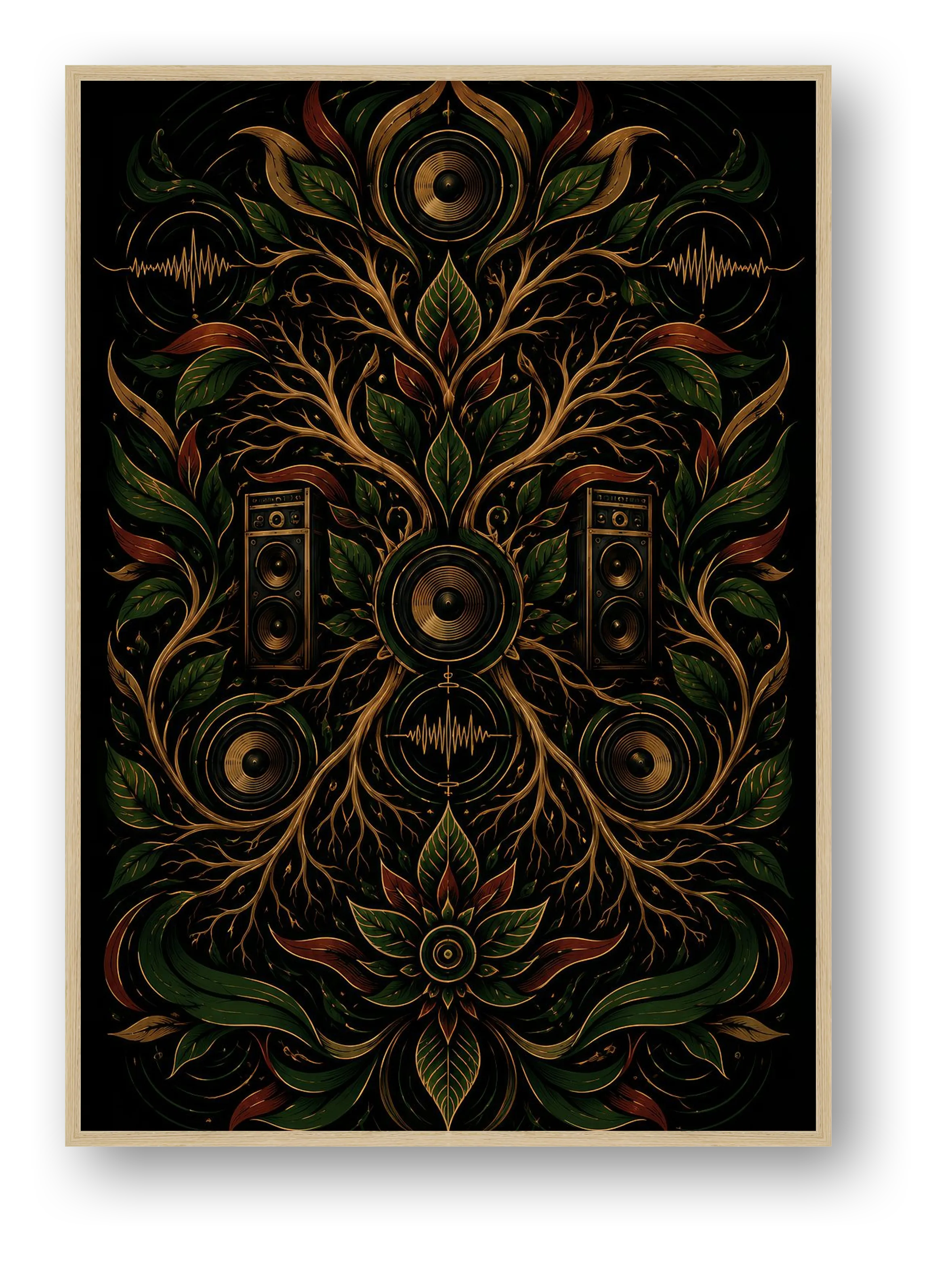Roots Frequency Roots Livity — framed