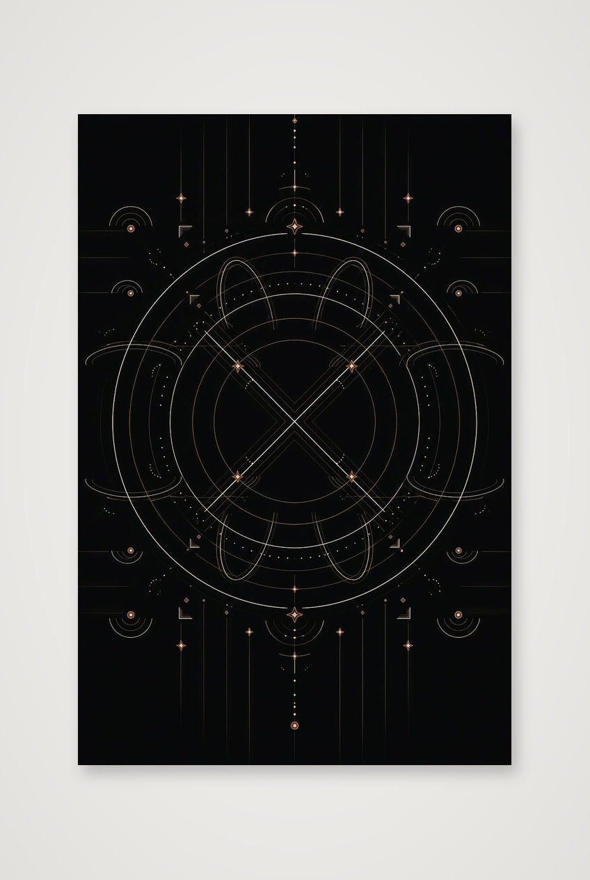Eclipse Midnight Atlas — 40×60cm, 16×24" Print only