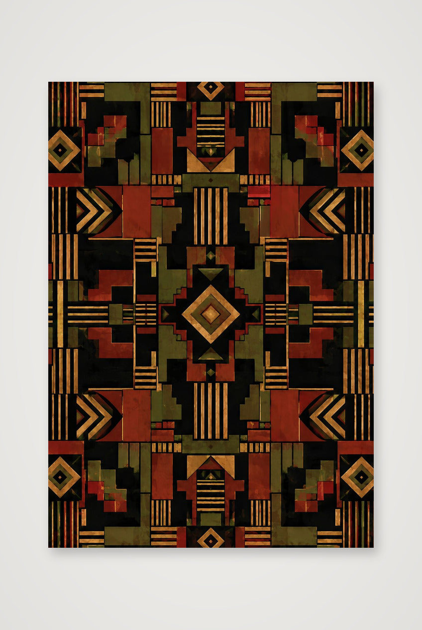 Liberation_Weave_Pan_African_Modern — 70×100cm, 28×39" Print only