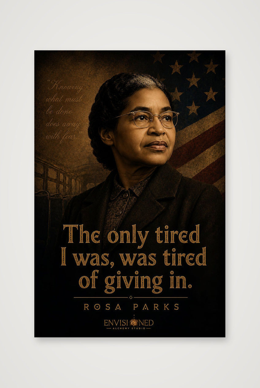 Rosa_parks_Legacy_speaks — 40×60cm, 16×24" Print only