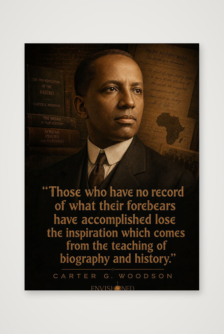 Carter_G_Woodson_Legacy_speaks — A4 (21×30cm, 8×12") Print only