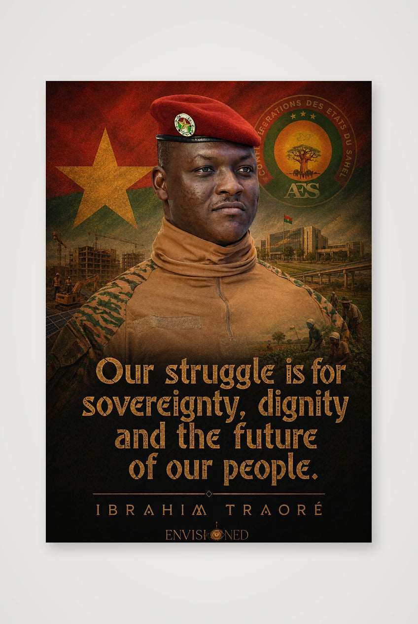 Ibrahim_Traore_Legacy_speaks — A4 (21×30cm, 8×12") Print only