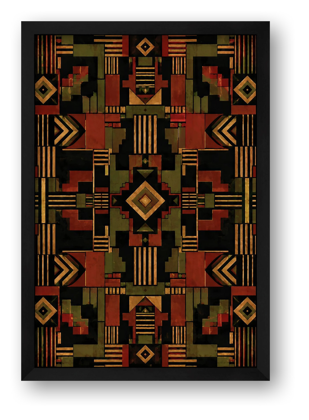 Liberation_Weave_Pan_African_Modern — framed