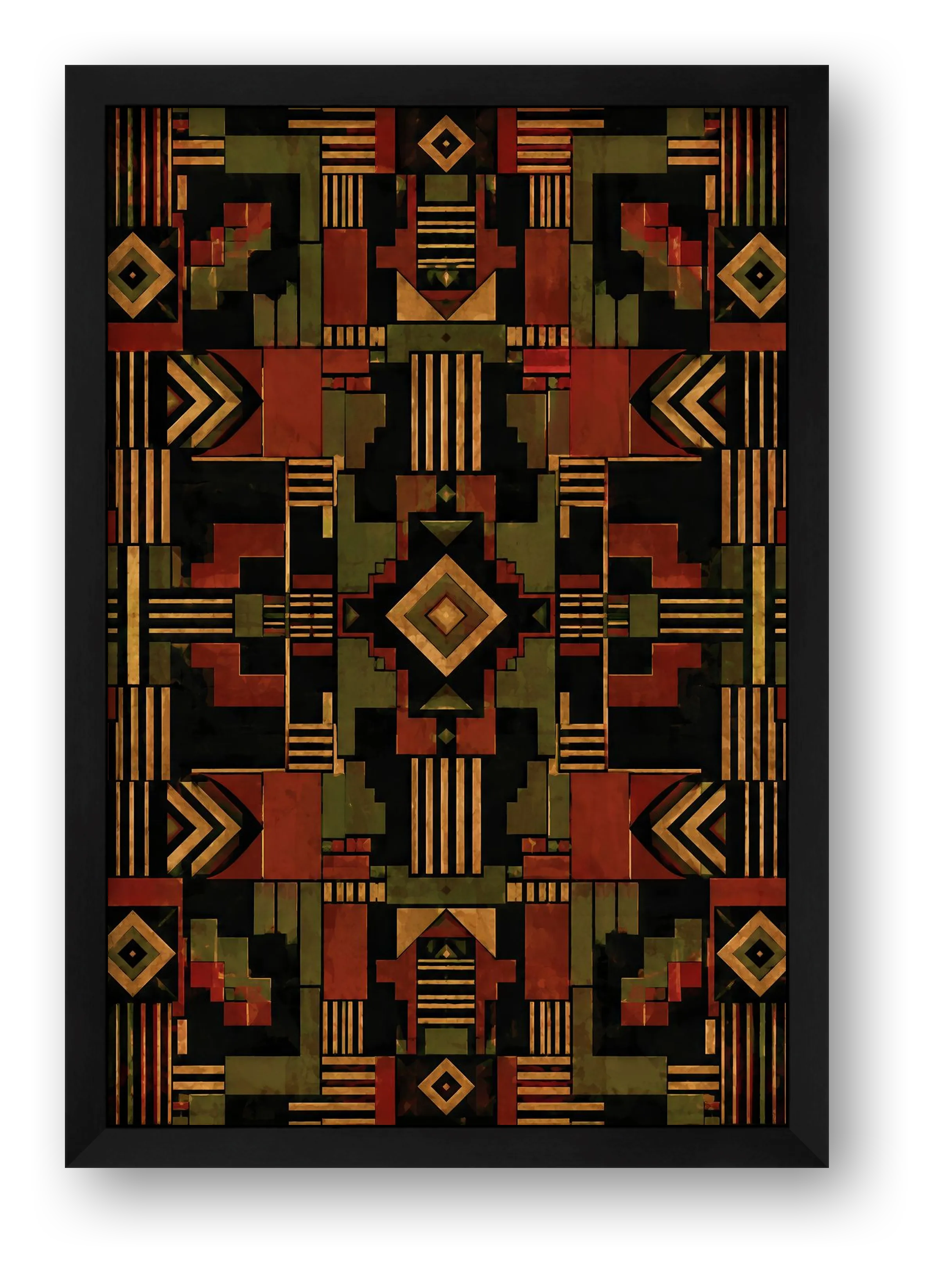 Liberation_Weave_Pan_African_Modern — framed