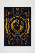 Sankofa Heart Symbol Afro Future Archive — A4 (21×30cm, 8×12") Print only