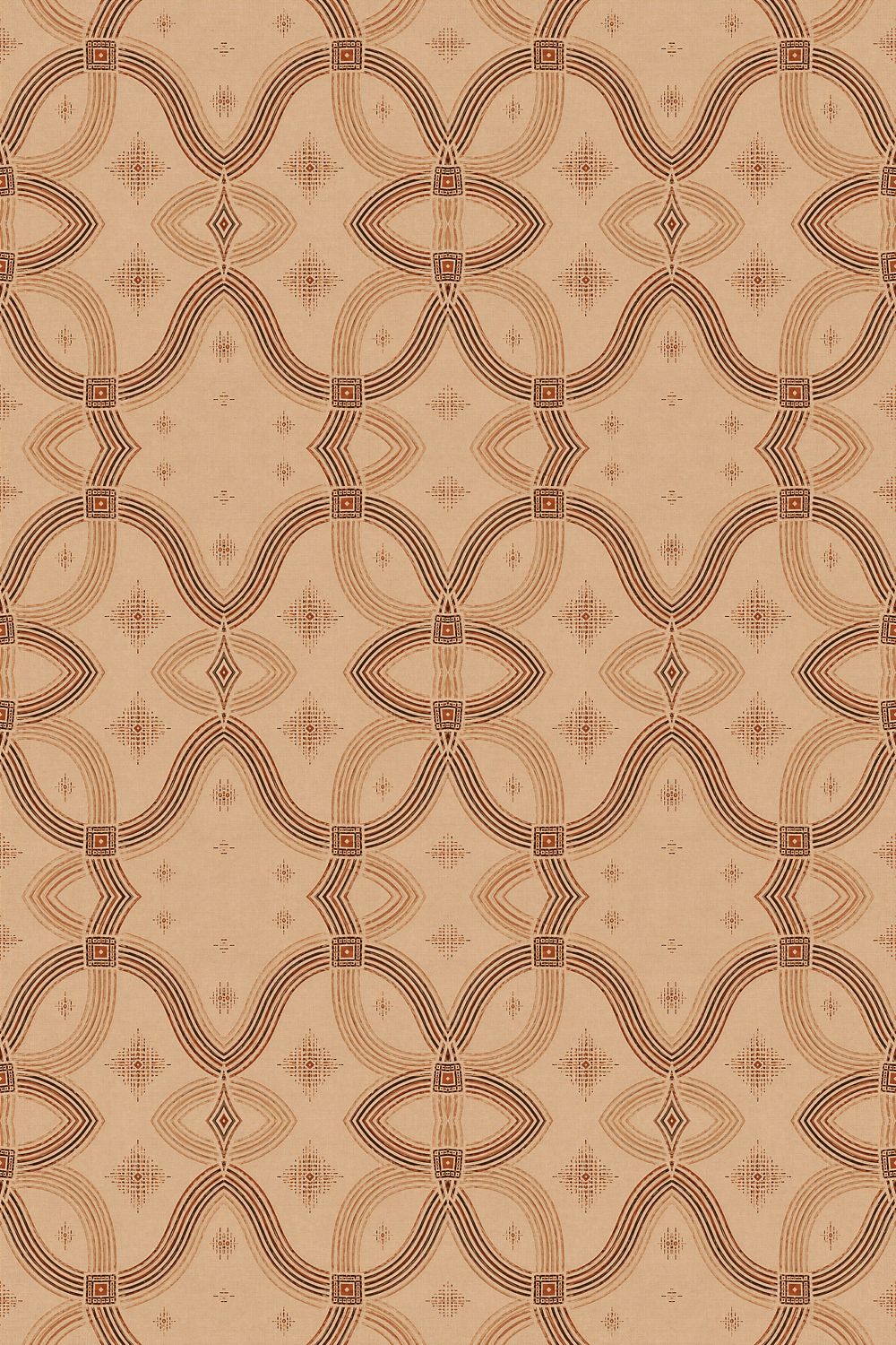 Zebra Rhythm Terracotta