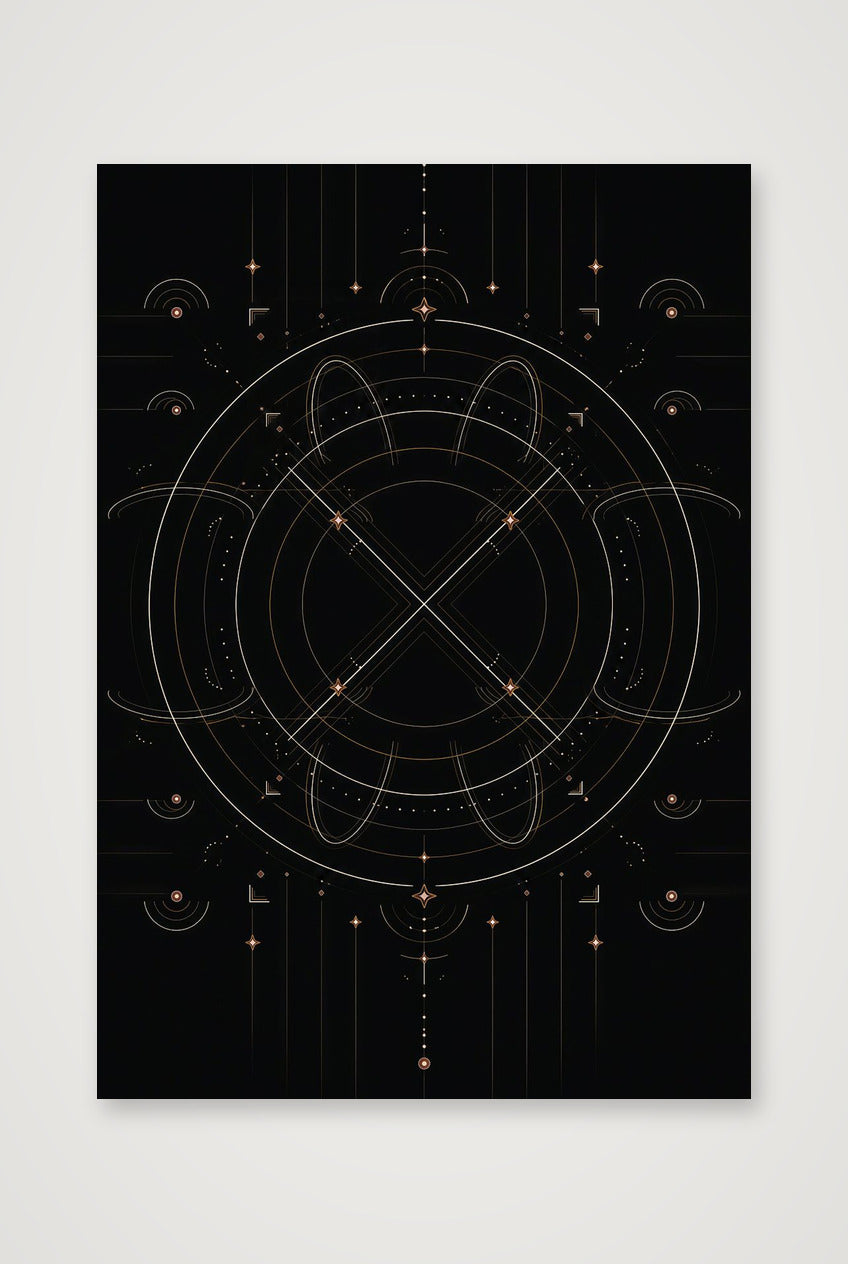 Eclipse Midnight Atlas — 70×100cm, 28×39" Print only