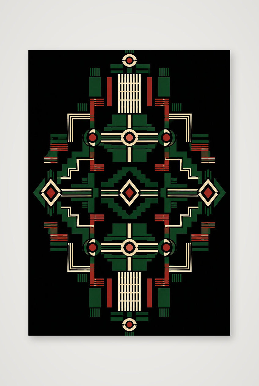 Unity_Grid_Pan_African_Modern — A4 (21×30cm, 8×12") Print only