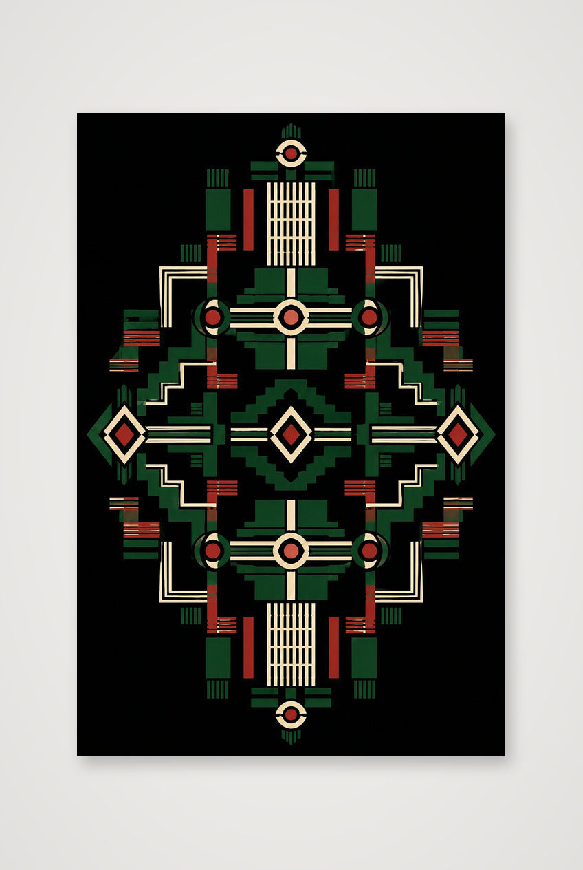 Unity_Grid_Pan_African_Modern — 30×45cm, 12×18" Print only