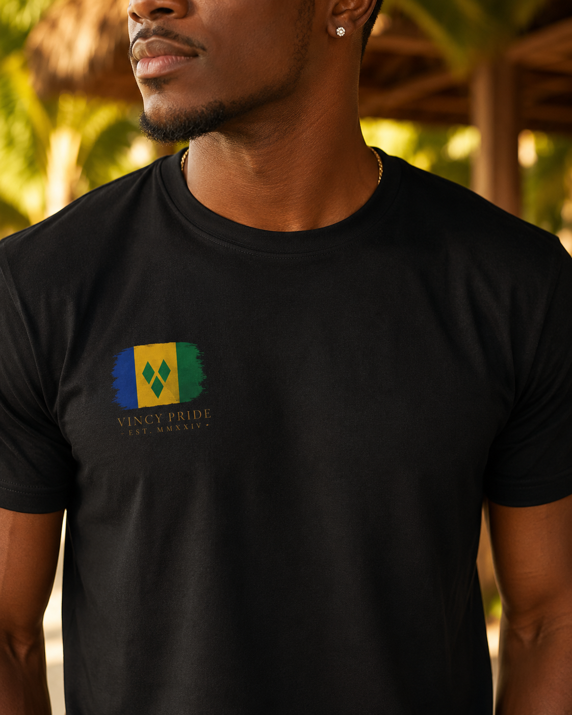 Vincy Pride — Saint Vincent & the Grenadines EAS Unisex T-Shirt