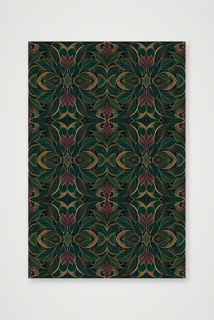 Emerald Plum Botanical Archive — 40×60cm, 16×24" Print only