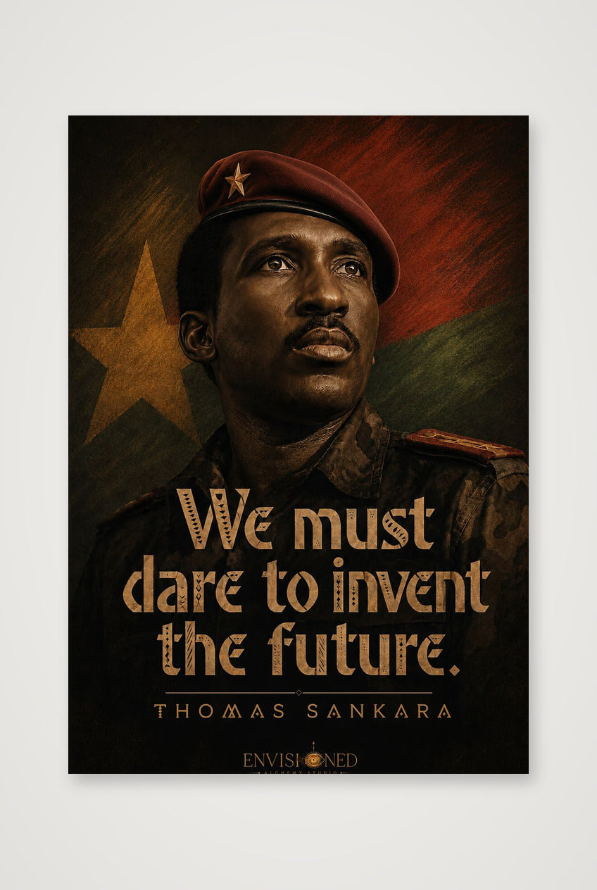 Thomas_sankara_Legacy_speaks — 70×100cm, 28×39" Print only