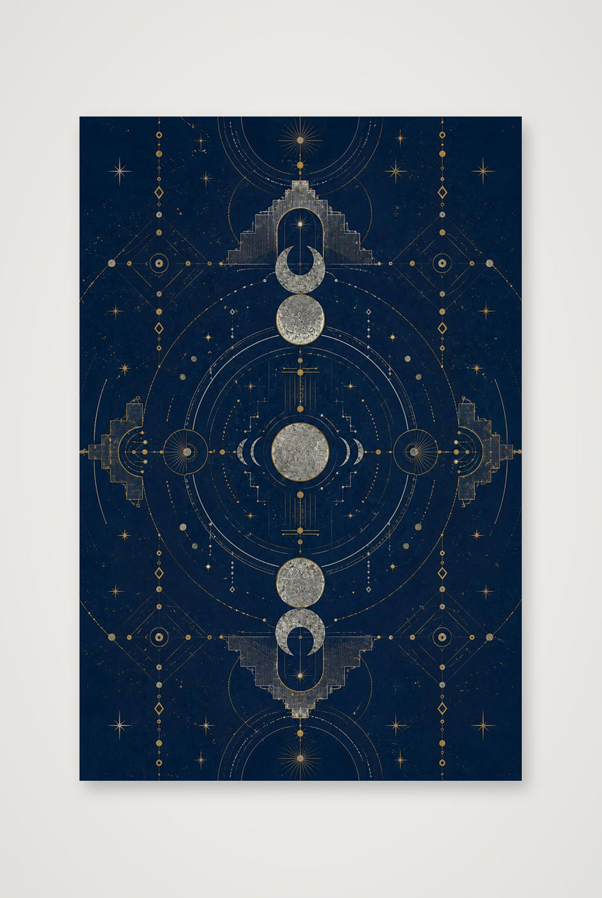 Moon Temple Sacred Atmosphere — 40×60cm, 16×24" Print only