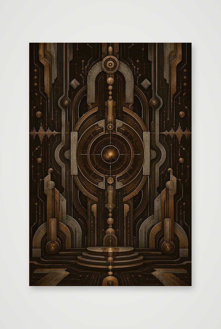 Bronze Portal Afro Future Archive — 40×60cm, 16×24" Print only