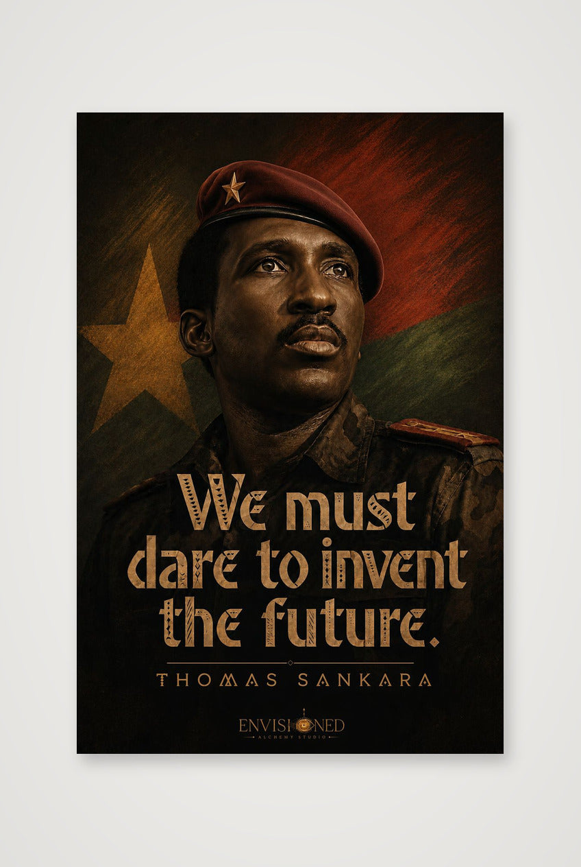 Thomas_sankara_Legacy_speaks — 30×45cm, 12×18" Print only