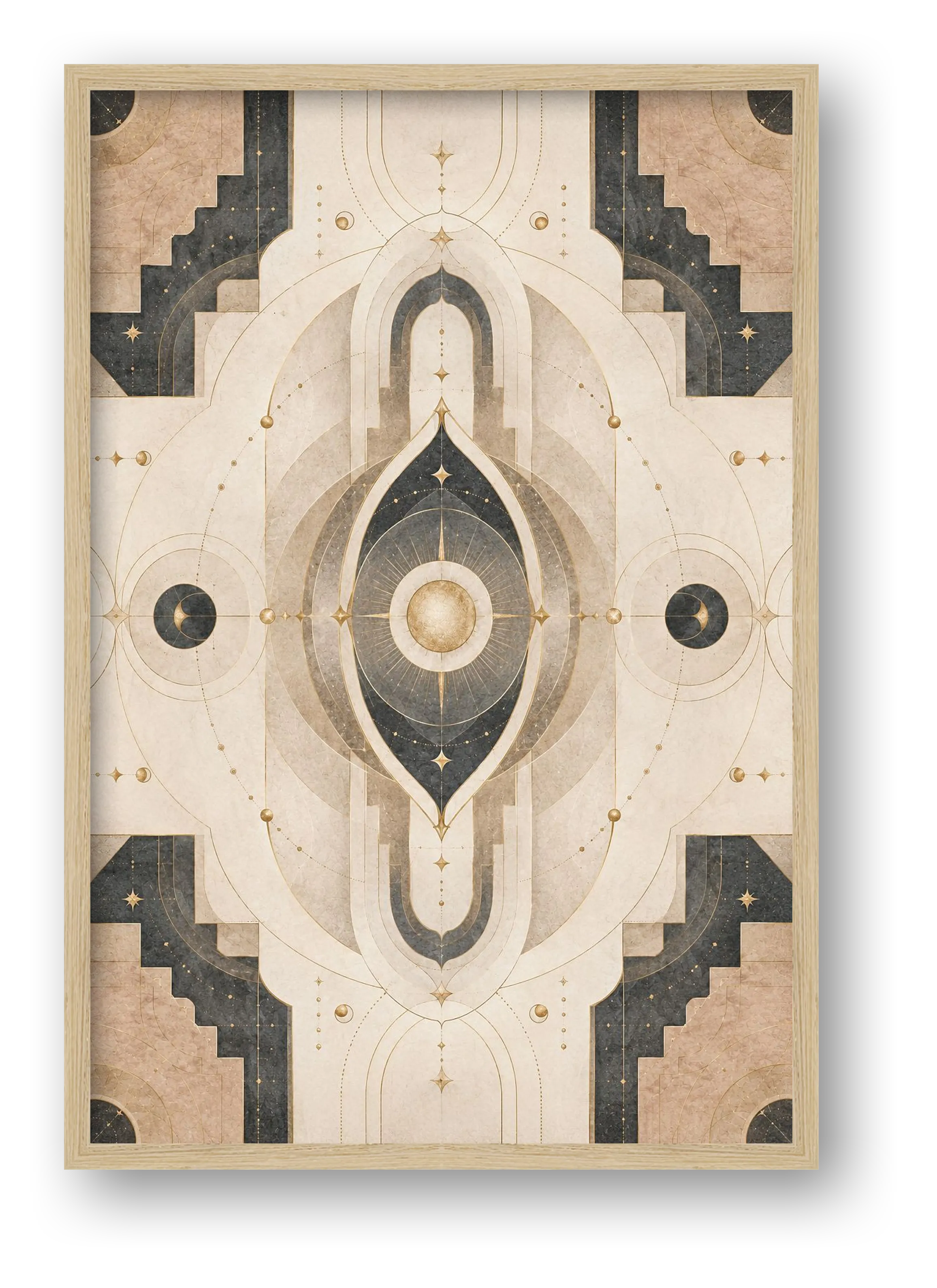 Aura Gate Sacred Atmosphere — framed
