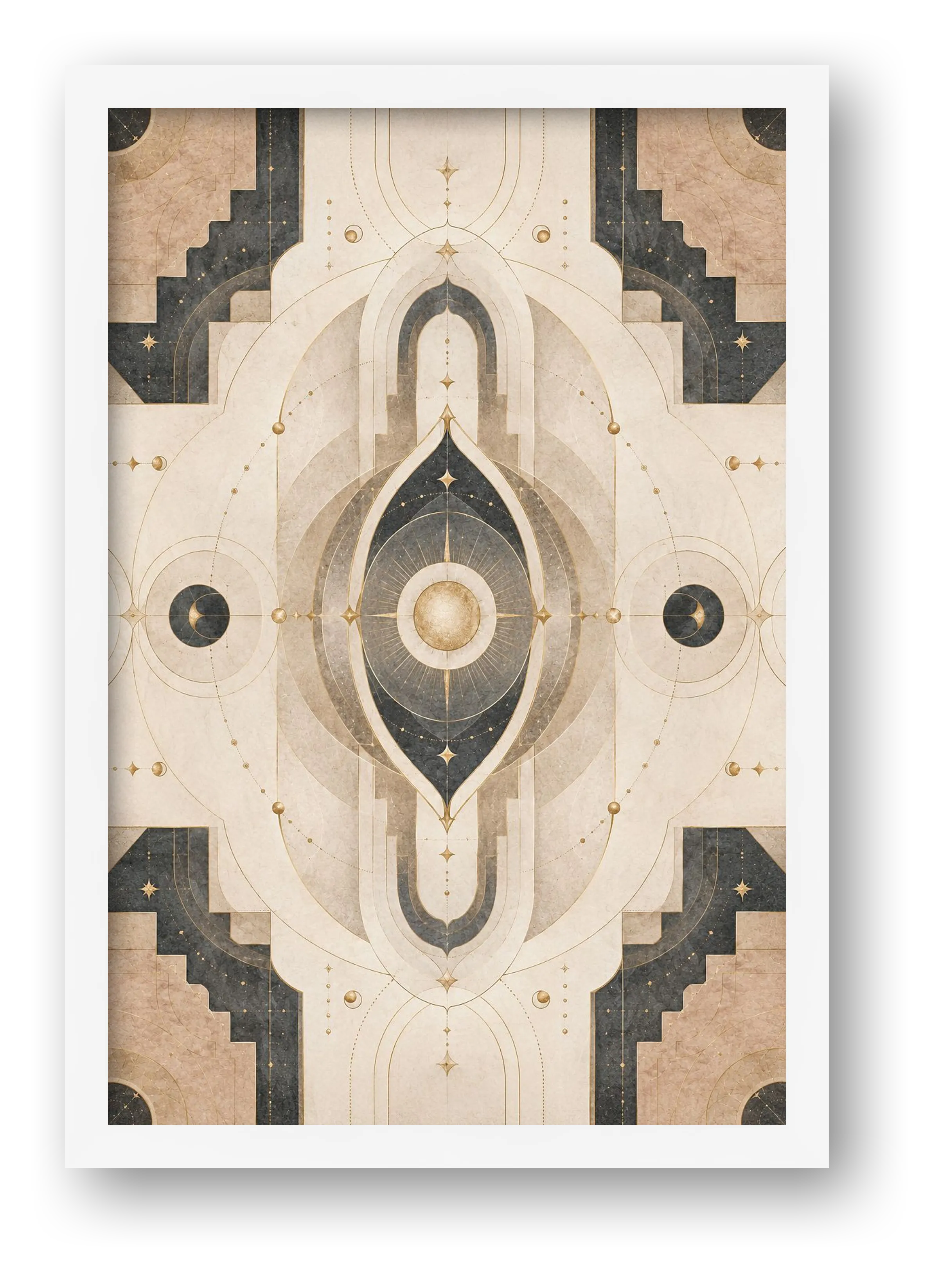 Aura Gate Sacred Atmosphere — framed