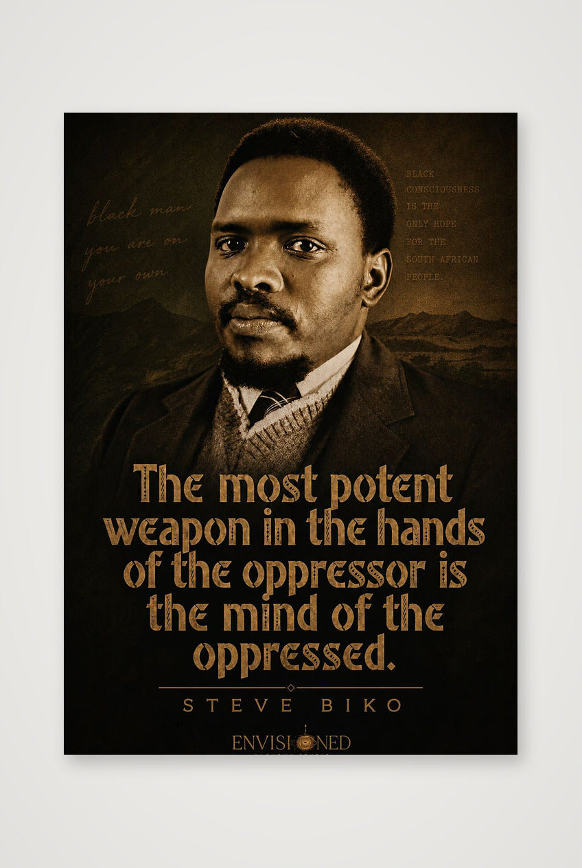 Steve_Biko_Legacy_speaks — A4 (21×30cm, 8×12") Print only