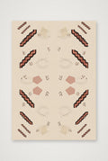 Sankofa African Wall Art, Neutral Earth-Tone Geometric Giclée Print — Sankofa Steps — A4 (21×30cm, 8×12") Print only