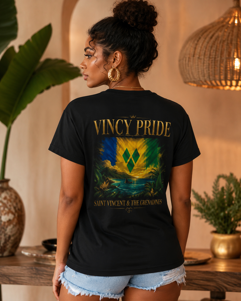 Vincy Pride — Saint Vincent & the Grenadines EAS Unisex T-Shirt