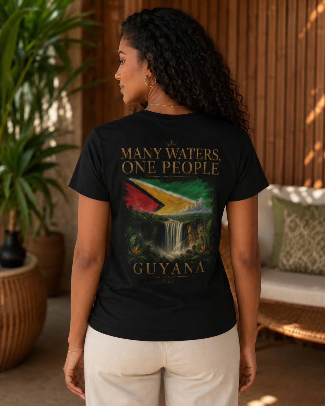 Many Waters, One People — Guyana EAS Unisex T-Shirt