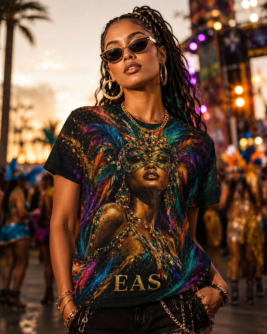 Carnival Spirit — EAS Wearable Art All-Over T-Shirt