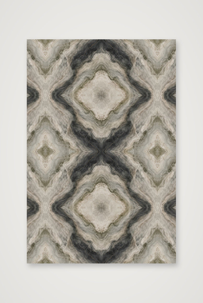 Sage Onyx Marble Water and Mineral — 40×60cm, 16×24" Print only