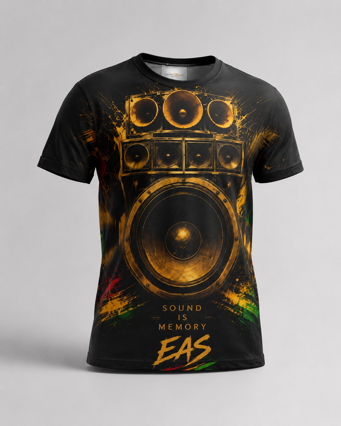 Sound Is Memory — EAS Sound System All-Over T-Shirt
