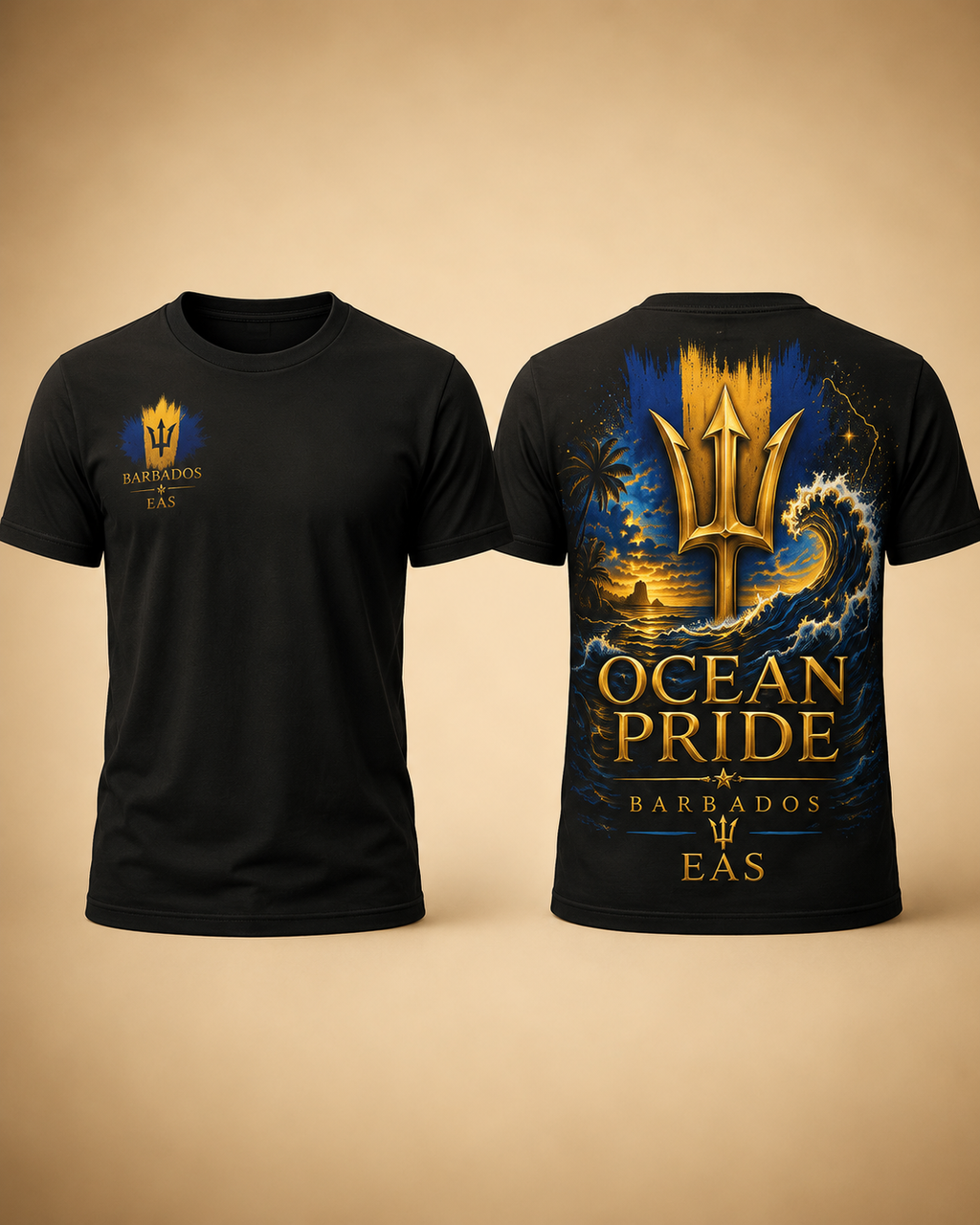 Ocean Pride — Barbados EAS Unisex T-Shirt