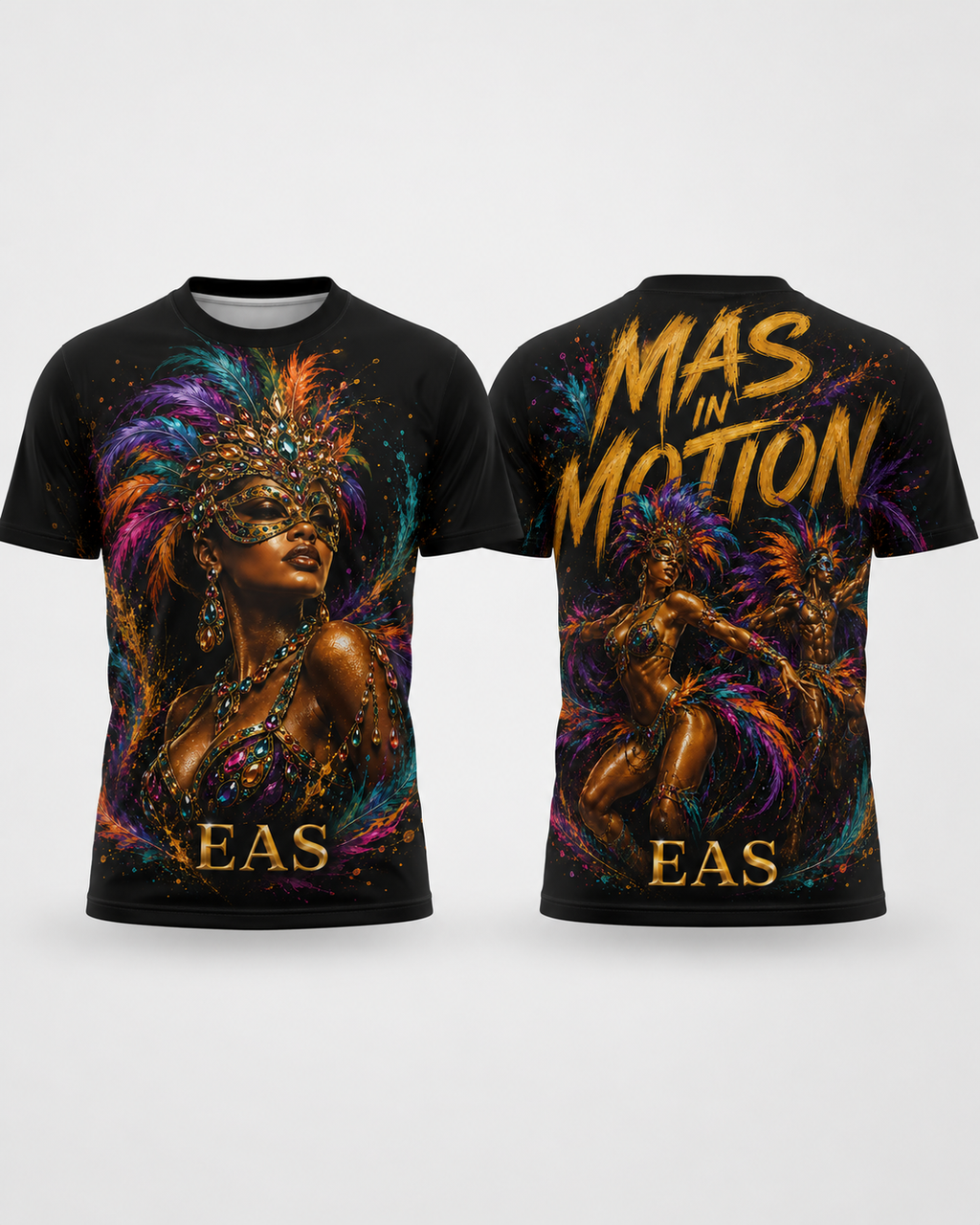 Mas In Motion — EAS Carnival All-Over T-Shirt