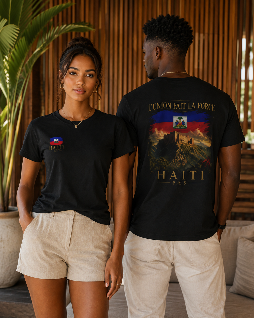 L’Union Fait La Force — Haiti EAS Unisex T-Shirt