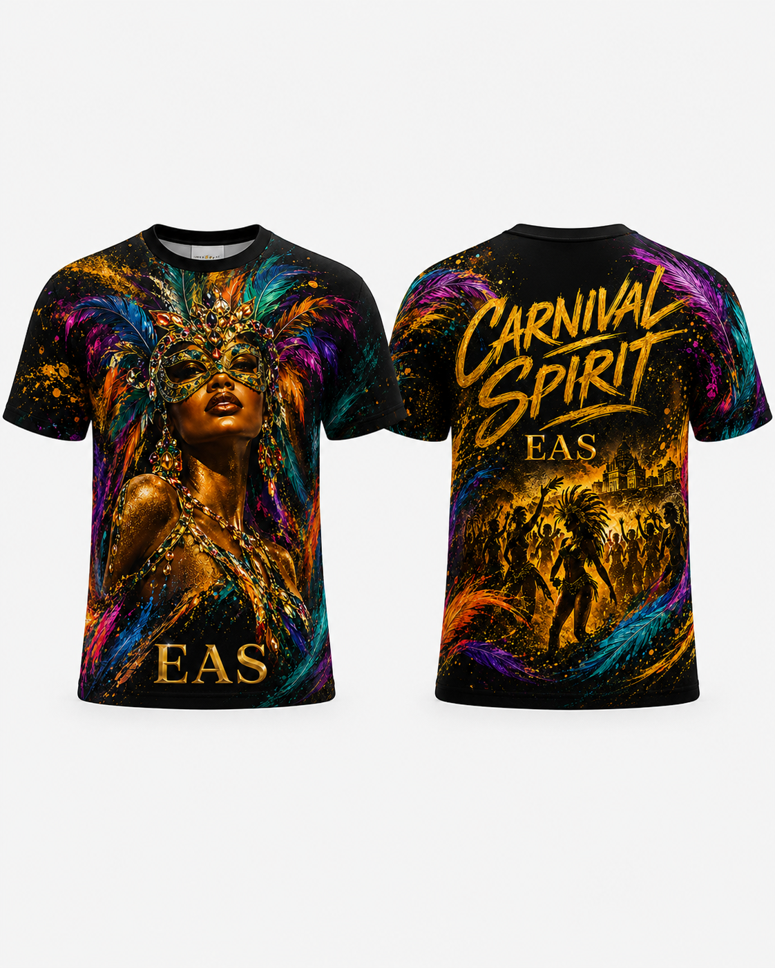 Carnival Spirit — EAS Wearable Art All-Over T-Shirt