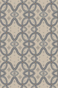 Indigo Weave — Zebra Rhythm — Digital Print