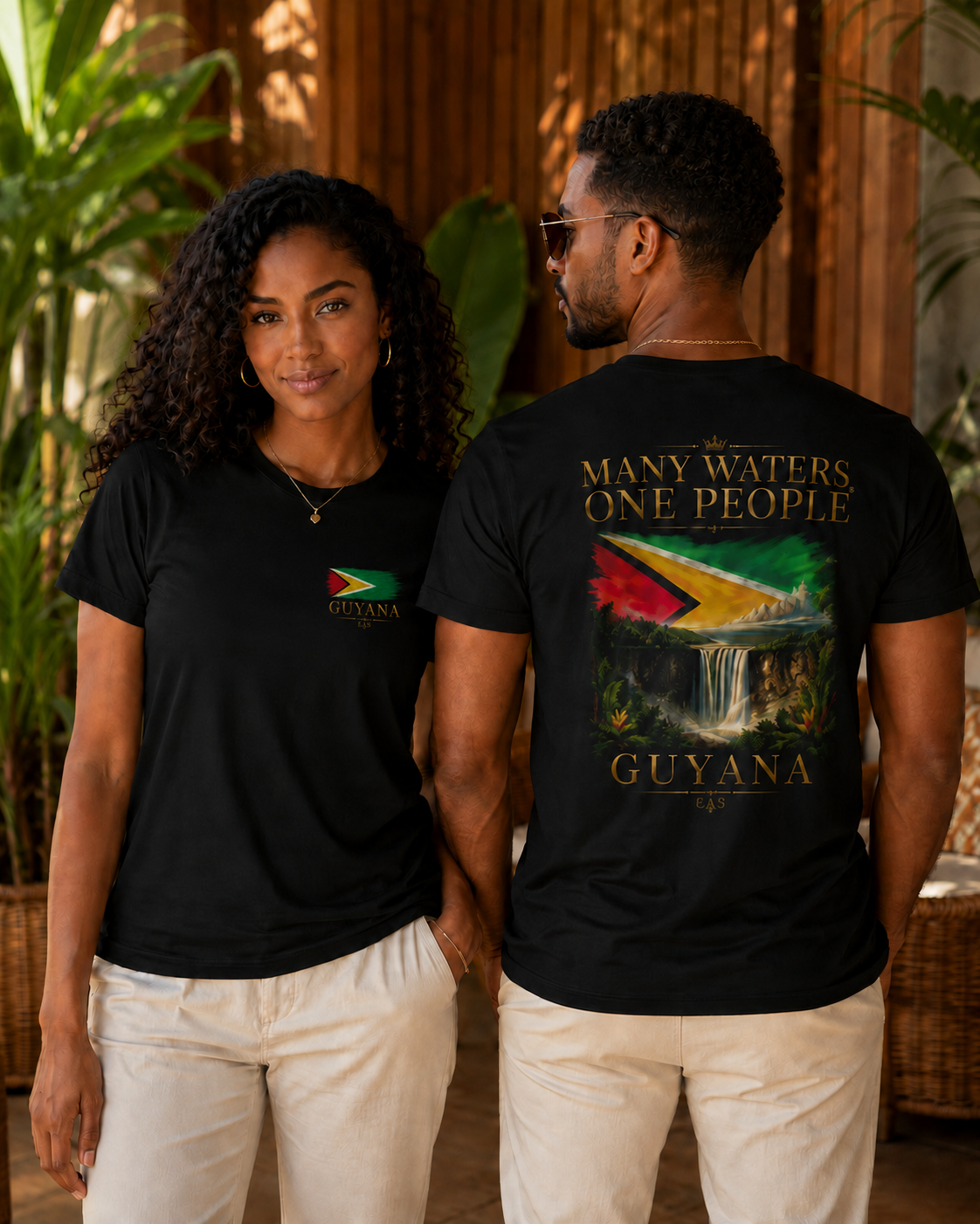 Many Waters, One People — Guyana EAS Unisex T-Shirt
