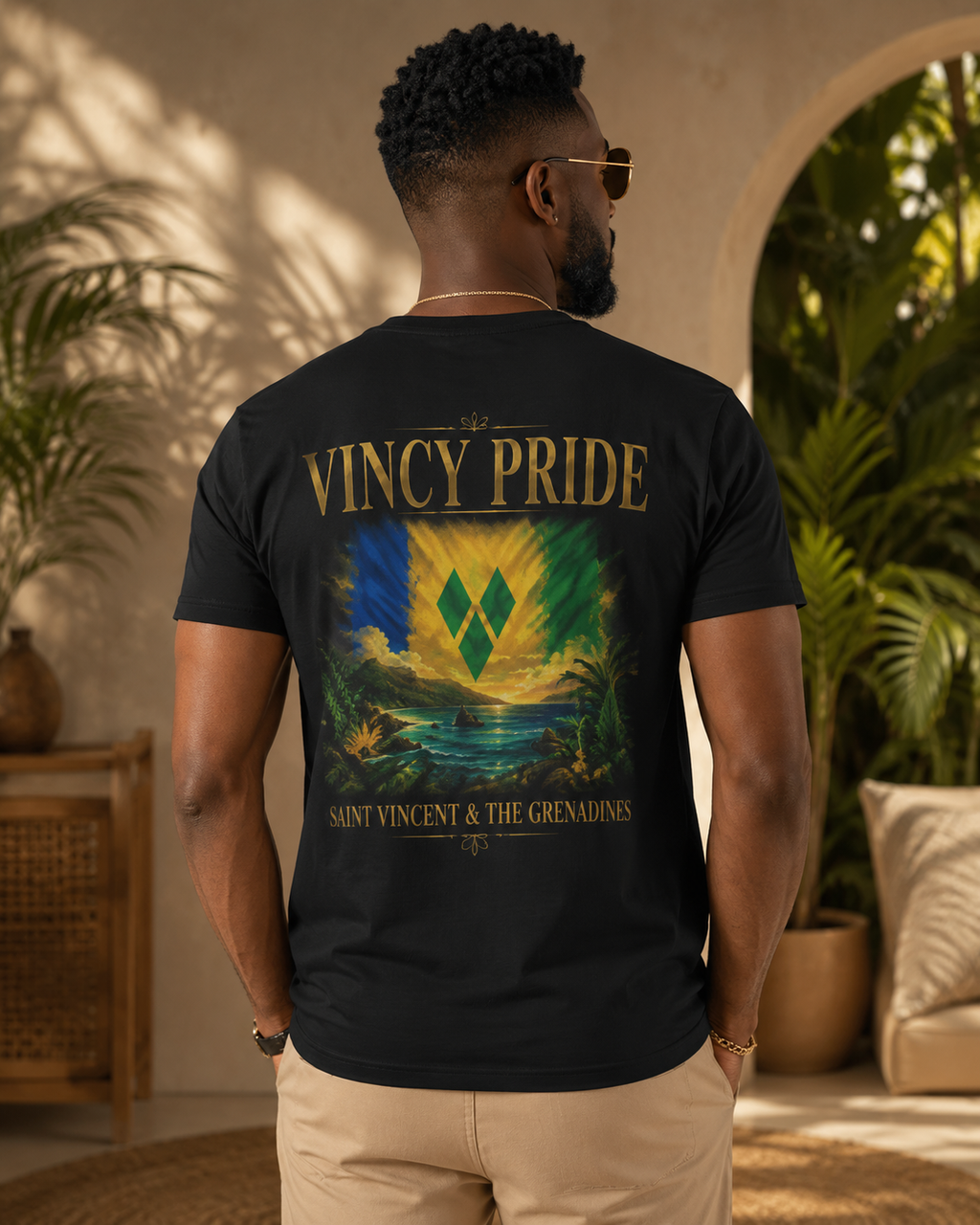 Vincy Pride — Saint Vincent & the Grenadines EAS Unisex T-Shirt