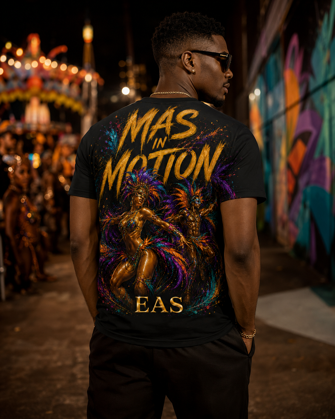 Mas In Motion — EAS Carnival All-Over T-Shirt
