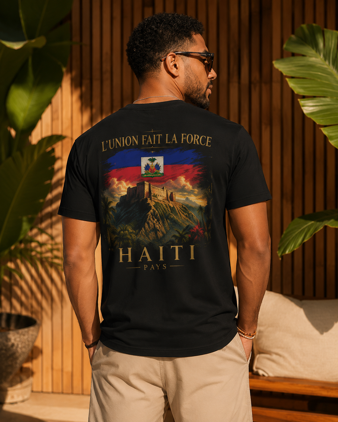 L’Union Fait La Force — Haiti EAS Unisex T-Shirt