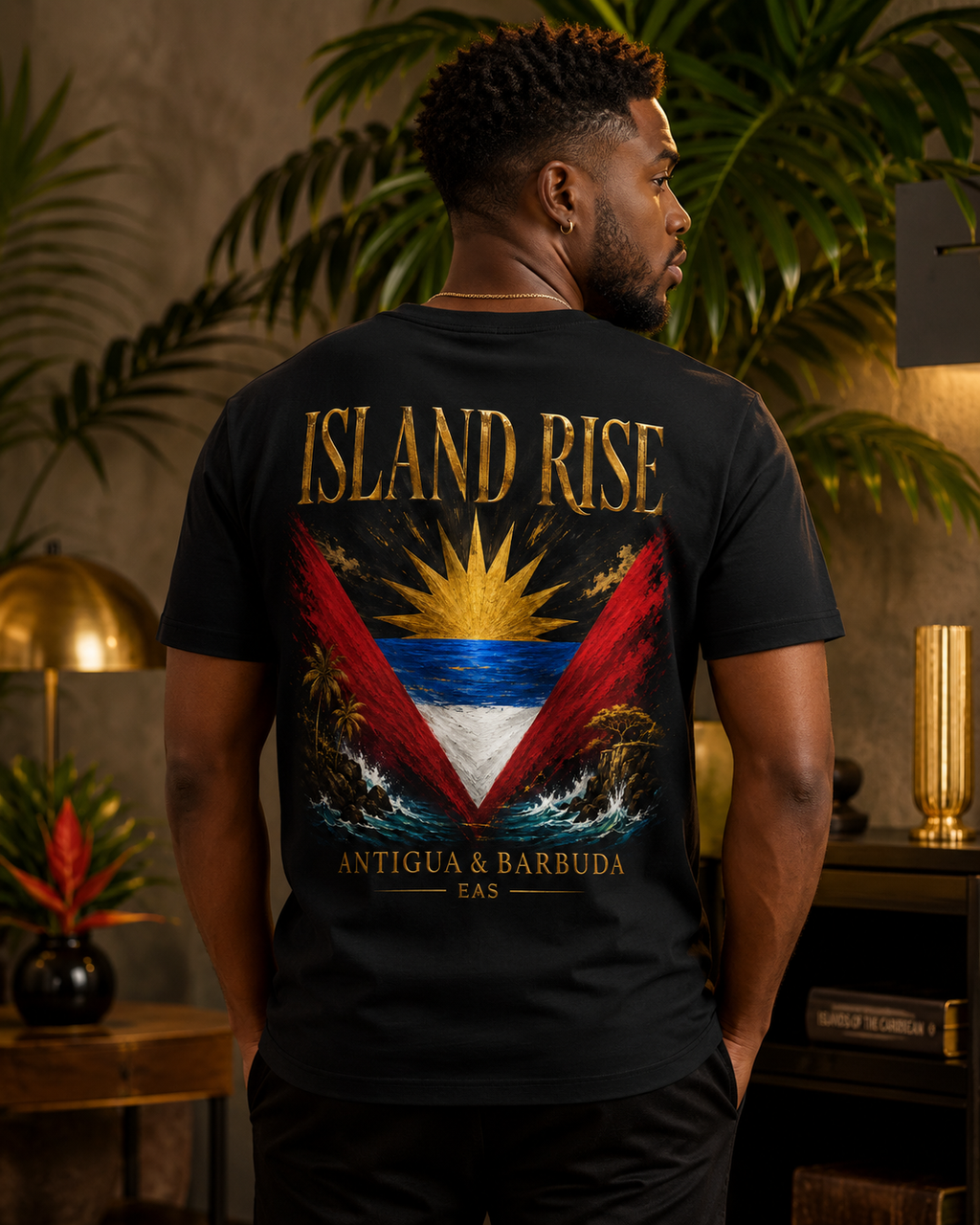 Island Rise — Antigua & Barbuda EAS Unisex T-Shirt