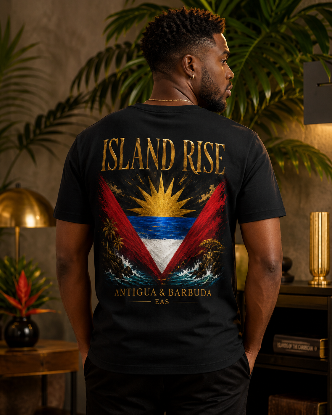 Island Rise — Antigua & Barbuda EAS Unisex T-Shirt