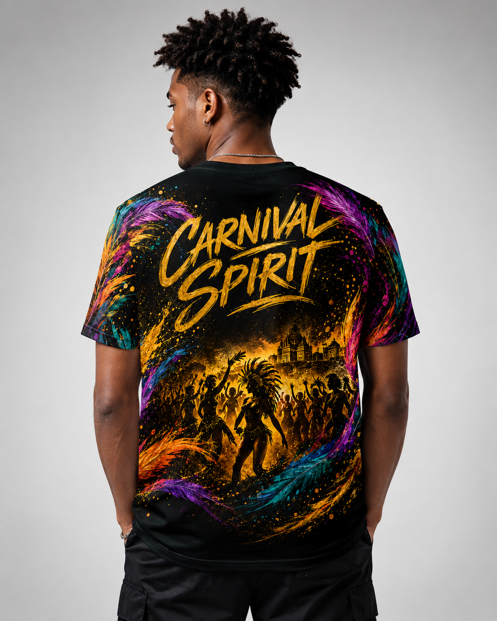 Carnival Spirit — EAS Wearable Art All-Over T-Shirt