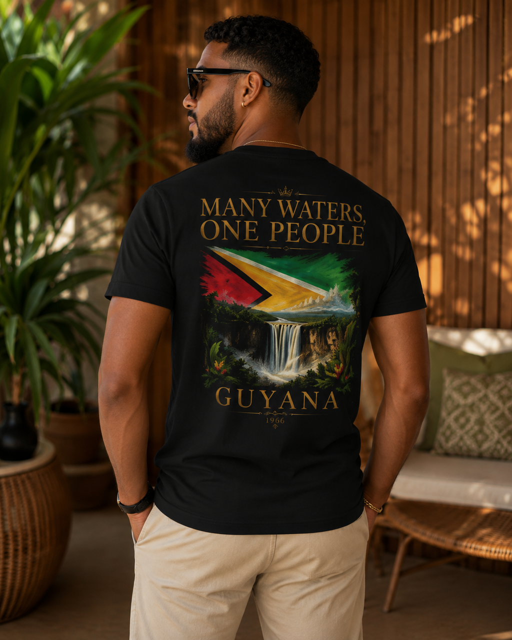 Many Waters, One People — Guyana EAS Unisex T-Shirt