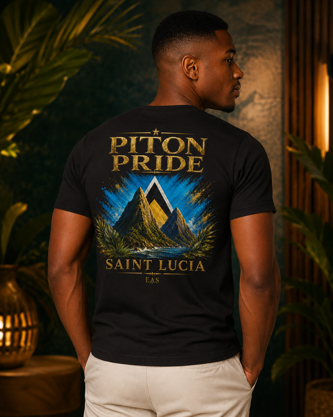 Piton Pride — Saint Lucia EAS Unisex T-Shirt
