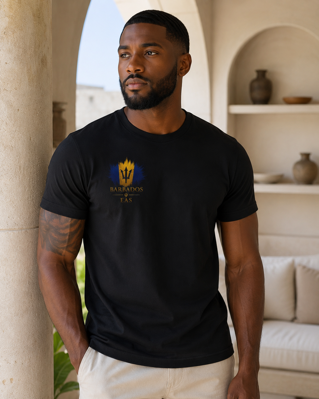 Ocean Pride — Barbados EAS Unisex T-Shirt