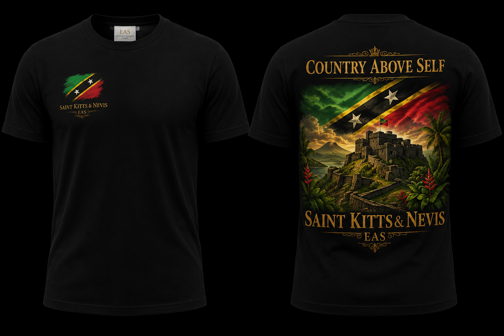 Country Above Self — Saint Kitts & Nevis EAS Unisex T-Shirt
