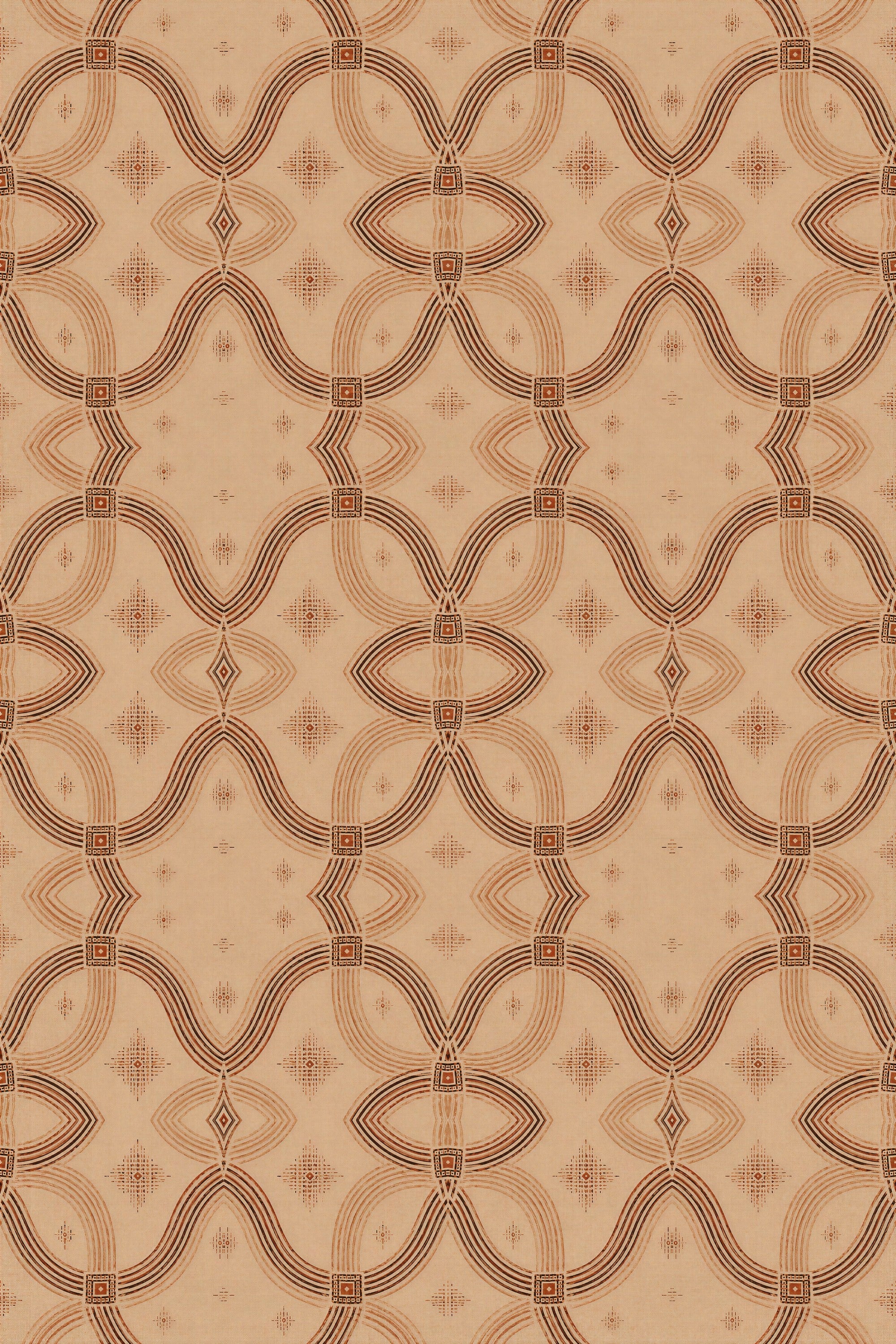 Terracotta Junction — Zebra Rhythm — Digital Print